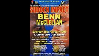 UK ITV Nigel Benn Vs  Gerald McClellan Full original broadcast