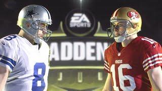 Madden NFL 24- All-Time San Francisco 49ers vs All-Time Dallas Cowboys Full Game(Young vs Aikman)