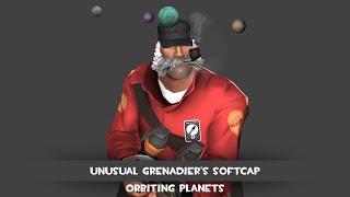 Team Fortress 2 - Unusual Grenadier's Softcap - Orbiting planets effect