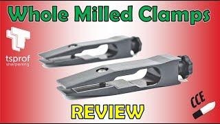Review of the TSPROF (knife sharpener) Whole Milled Clamps
