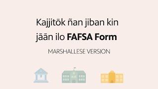 Applying for fincial aid with FAFSA form | MARSHALLESE