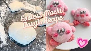 Quick and Easy Mochi Dough Recipe  #shorts