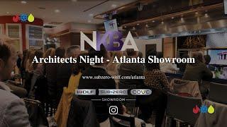 Sub-Zero, Wolf, and Cove Atlanta Showroom: NKBA Architect Night