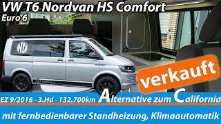 ROOMTOUR - VW T6 NordVan HS Comfort - EZ 2016 Klimaautomatik Standheizung - ähnlich California