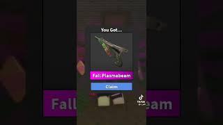 Omg free Fall Plasmabeam // mm2 Codes #fyp #shorts #roblox #mm2