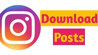 How To Download An Instagram Post In Your Gallery...