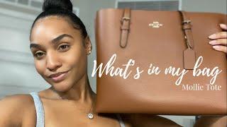 WHAT'S IN MY BAG | COACH MOLLIE TOTE | WIMB