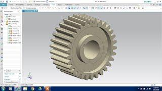 #NX CAD #SPUR gEAR #Tutorial 14.4