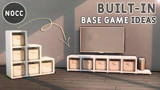  BASE GAME BUILD-IN IDEAS • Functional | No CC or Mods | The Sims 4 Building Tutorial