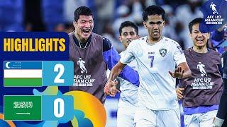 Uzbekistan lift the Asian U17 trophy  | Uzbekistan vs. Saudi Arabia | Highlights AFC U17 Asian Cup™