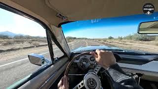 1967 Ford Mustang GT Fastback K-Code 4-Speed POV Test Drive (Internal Mic)