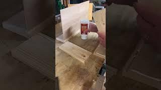 Drawer build | butt joints | simple process #woodworking #woodwork #woodworker