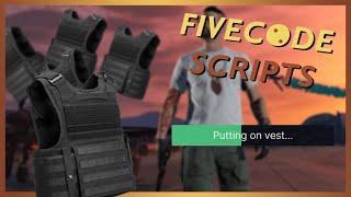 Fivem Script | Advanced Bulletproof Vest - Teaser [ESX/QB] | FIVECODE SCRIPTS