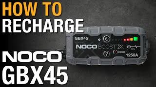 How to Recharge your NOCO GBX45