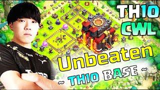 TH10 WAR BASE LINK! Best TH10 anti 3 star war base 2024 (Clash of Clans)