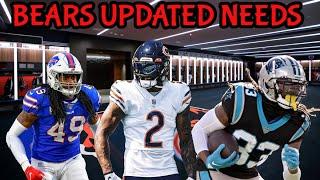 Chicago Bears Updated Depth Chart || Top 5 NEEDS for NFL Draft