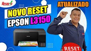  NOVO Reset Epson L3150 Simples, Direto, fácil de usar. Luzes do papel e tinta piscando [RESOLVIDO]