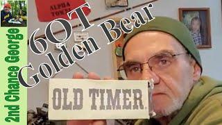 Old Timer 6OT Golden Bear. From Schrade. Solid folding Knife, Is it for me?