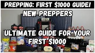 Your First $1000: The Ultimate Beginner’s Guide to Prepping for Any Crisis