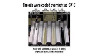 Synthetic Oil - Time Lapse in Cold Temperature