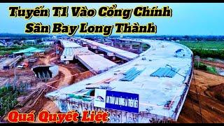 TUYẾN ĐƯỜNG HUYẾT MẠCH VÀO CỔNG CHÍNH SÂN BAY LONG THÀNH CHIỀU TỐI NGÀY 25/10/2024