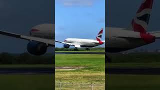British Airways Boeing 777 Landing