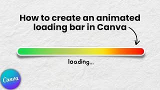 How to Create an Animated Progress Bar in Canva | Animated Loading Bar for Quizes (Quick & EASY!)