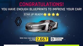 Asphalt 9: The way to the last blueprint before MAXING RENAULT TreZor - Spending Credits on Upgrades