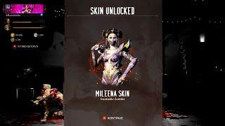 Unlocking Halloween Mileena Skin "Insatiable Zombie" - Mortal Kombat 1