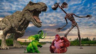 New DRAMATIC Attack Movies (2025): Evolution Of Siren Head VS T-Rex | Ultimate Showdown |Teddy Chase