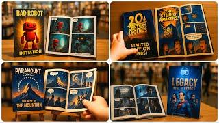 Movie Studio Logos as Comic Book Stories | by AI