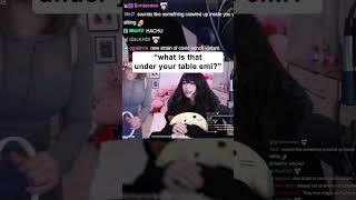 Alinity found WHAT under Emiru's Table??