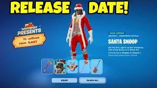 FREE SANTA SNOOP RELEASE Date in Fortnite! (How to Unlock)