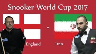 England vs Iran Snooker World Cup 2017