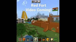 Red Fort of India in Minecraft | Full Video Coming Soon | Softtricks YouTube #shorts