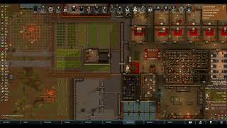 Rimworld - Big raid, well I got mortars and miniguns