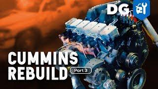 How To Rebuild A 5.9 Cummins 12v Diesel In A Million Mile Dodge #1Mil12v (Part 3)