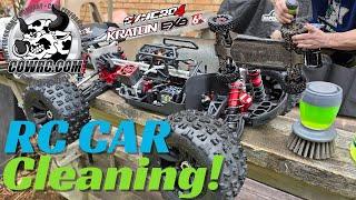 RC Car Cleaning (COWRC Parts & Chassis Cleaner