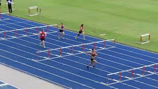 80m Hurdles 40-49 Women Final, Pan Pacs Masters Games, SAF 8 November 2024