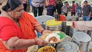 famous food women is cooking street food hawa Hyderabad Banjara hills