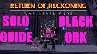 Warhammer Online RoR Black Orc Solo Build Guide with tactics, rotation, gear