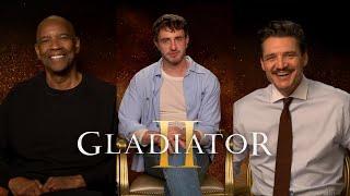 GLADIATOR II interviews Denzel Washington, Paul Mescal,Pedro Pascal,Ridley Scott -October 26,2024 4K