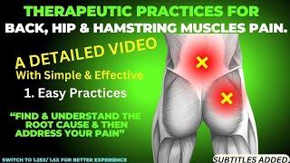 Therapeutic Practices for Back, Hip & Hamstring Muscles/Back,Hip & Hamstring Opening & Strengthening