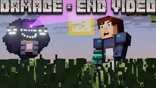 Minecraft wither storm... but if I take damage the video ends