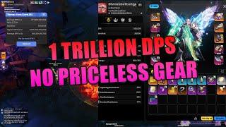 1 Trillion DPS No Priceless Gear -  Carino Shadow Shot Deepspace - Frozen Canvas - TLI SS6