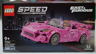 LEGO Speed Champions 77241 2 Fast 2 Furious Honda S2000 Speed Build