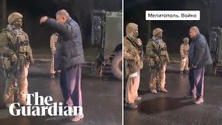 Elderly resident reprimands Russian soldiers: 'You have your own country'