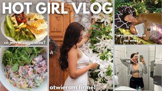 ZAKŁADAM FIRMĘ! wyprowadzka na wieś, co jem w ciągu dnia hot girl weekly vlog