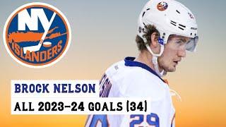 Brock Nelson (#29) All 34 Goals of the 2023-24 NHL Season