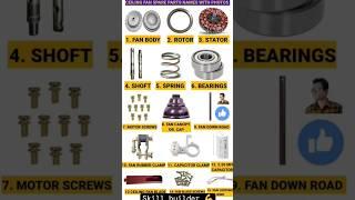 ceiling fan spare parts and photo skill builder 